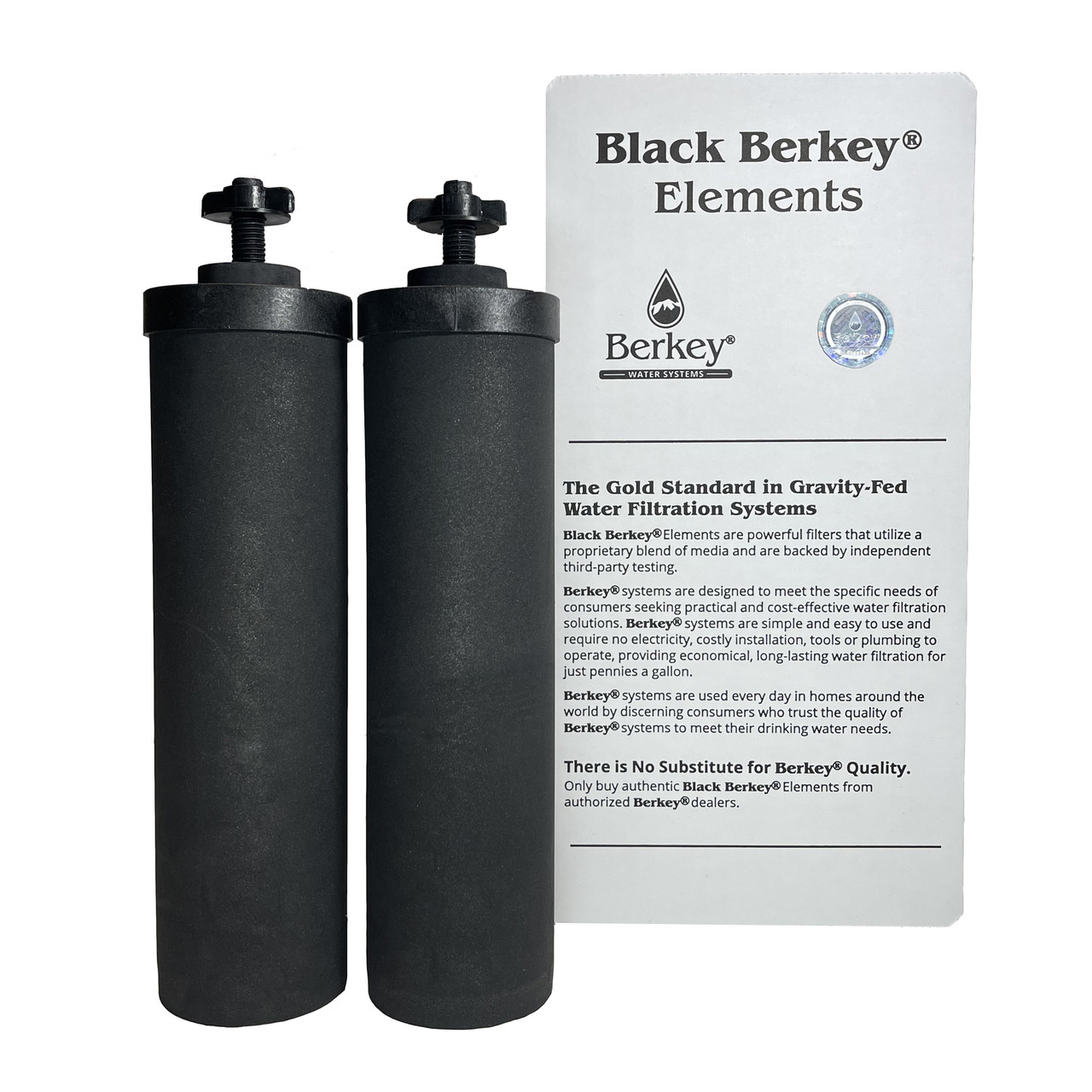 2 Black Berkey® Elements (Included)