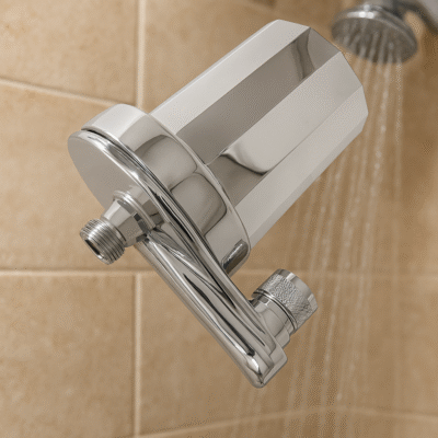 Inline Shower Filter with Easy-Change Cartridge